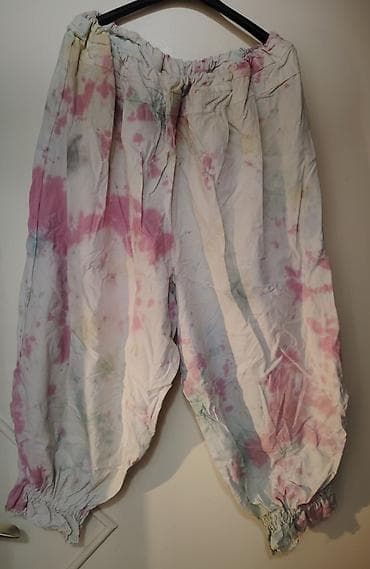 Ženske ljetne pantalone – široki kroj, tie-dye - Model: komotne na lalafo.rs — 2 Ženske ljetne pantalone – široki kroj, tie-dye - Model: komotne — 2