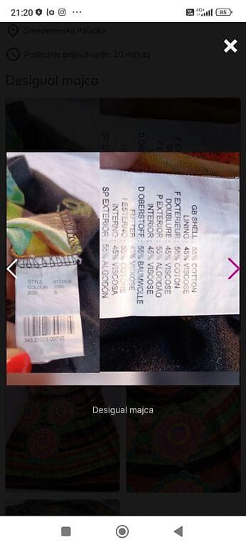 RASPRODAJA!!Desigual majica/tunika sa V izrezom - Model: kratki na lalafo.rs — 4 RASPRODAJA!!Desigual majica/tunika sa V izrezom - Model: kratki — 4