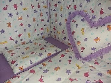 Posteljina i ogradica za krevetac.Cena 3500 din na lalafo.rs — 6 Posteljina i ogradica za krevetac.Cena 3500 din — 6