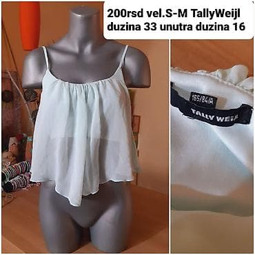 Tally Weijl ženski top na bretele - Veličina: S-M (etiketa 165/84A) - na lalafo.rs Tally Weijl ženski top na bretele - Veličina: S-M (etiketa 165/84A) -