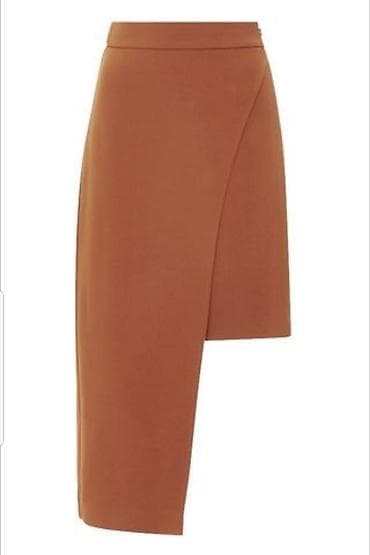 Suknja asimetricna na preklop. Krem bela,svetlo oker,zuta,tamno na lalafo.rs Suknja asimetricna na preklop. Krem bela,svetlo oker,zuta,tamno