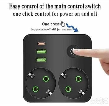 POWER-SOCKET – kompaktni zidni razdelnik sa USB/PD punjačima - 2 na lalafo.rs — 2 POWER-SOCKET – kompaktni zidni razdelnik sa USB/PD punjačima - 2 — 2
