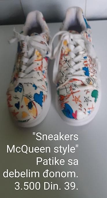 za svaki dan: “Sneakers McQueen style” patike sa debelim đonom. - Model na lalafo.rs — 4 za svaki dan: “Sneakers McQueen style” patike sa debelim đonom. - Model — 4