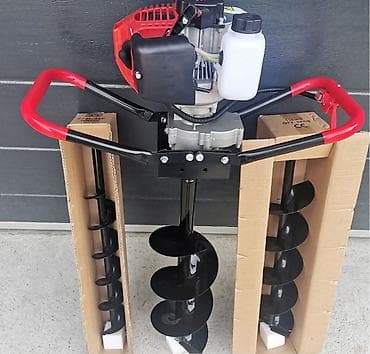 Benzinski zemni bušač sa setom burgija Burgije 100/150/200 Snaga 5,2 na lalafo.rs Benzinski zemni bušač sa setom burgija Burgije 100/150/200 Snaga 5,2