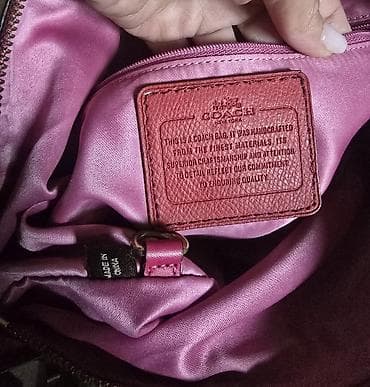 Coach Madison Sabrina satchel bag. Coach kožna crvena torba sa na lalafo.rs — 5 Coach Madison Sabrina satchel bag. Coach kožna crvena torba sa — 5