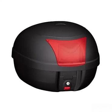 Moto kofer (top case) za skuter/motor – crni sa crvenim at lalafo.rs — 1 Moto kofer (top case) za skuter/motor – crni sa crvenim — 1