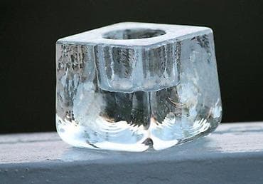 Candles and candlesticks: CASCADE England ICE CUBE Scandinavian Design svećnjak. Made in at lalafo.rs — 3 Candles and candlesticks: CASCADE England ICE CUBE Scandinavian Design svećnjak. Made in — 3