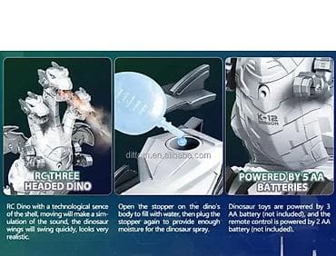 Veliki Dinosaurus na Daljinski Koji Ispušta Vatru 🦖🔥 Dinosaur robot na lalafo.rs — 4 Veliki Dinosaurus na Daljinski Koji Ispušta Vatru 🦖🔥 Dinosaur robot — 4