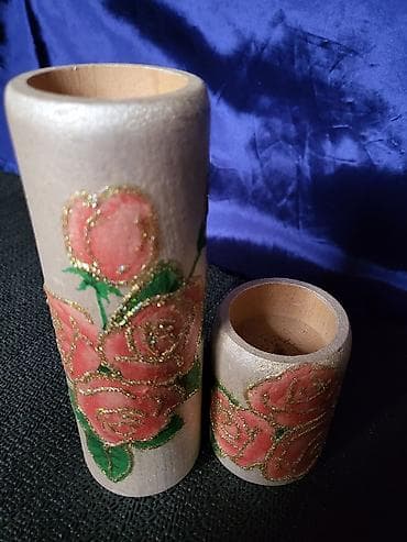 Svecnjaci novi,vintaz,rucno oslikani. Svecnjaci,rucni na lalafo.rs — 3 Svecnjaci novi,vintaz,rucno oslikani. Svecnjaci,rucni — 3