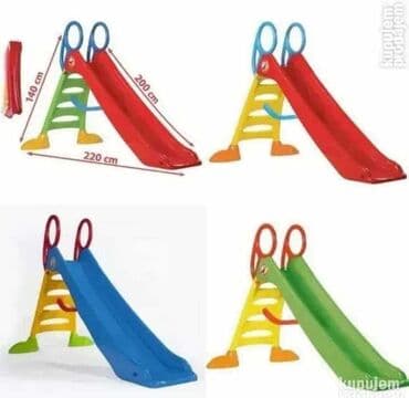 Dečiji tobogan za dvorište i igraonice - Dimenzije: ukupna dužina oko na lalafo.rs Dečiji tobogan za dvorište i igraonice - Dimenzije: ukupna dužina oko