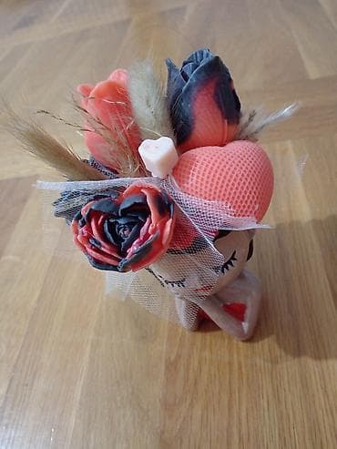 Ručno rađene dekorativne figurice „devojčice sa cvećem“od mirišljavih na lalafo.rs — 5 Ručno rađene dekorativne figurice „devojčice sa cvećem“od mirišljavih — 5