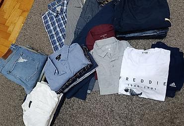 Paket muške garderobe 32 kom za 3000 mix veličinesve je u odličnom na lalafo.rs Paket muške garderobe 32 kom za 3000 mix veličinesve je u odličnom