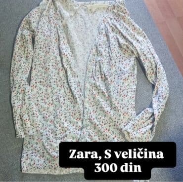 Zara kardigan na kopčanje, veličina S. Svetla podloga sa sitnim na lalafo.rs Zara kardigan na kopčanje, veličina S. Svetla podloga sa sitnim