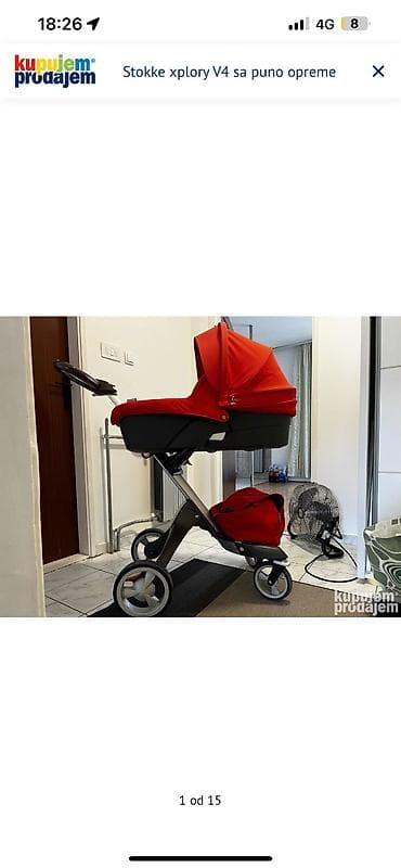 Stokke Xplory V4 – komplet - Kolica sa konstrukcijom karakterističnog na lalafo.rs — 1 Stokke Xplory V4 – komplet - Kolica sa konstrukcijom karakterističnog — 1