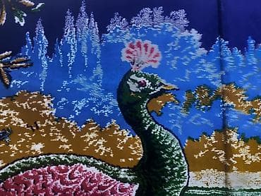 Dekorativni zidni goblen/tepih sa motivom paunova - Raskošan na lalafo.rs — 2 Dekorativni zidni goblen/tepih sa motivom paunova - Raskošan — 2