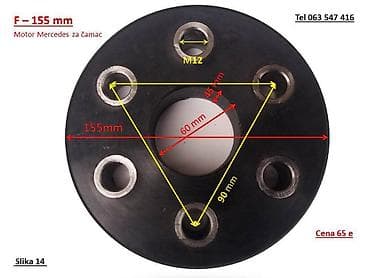 Transport: Gumena spojnica Mercedes motor za čamac - Prečnik spolja: 155 mm (F – at lalafo.rs — 1 Transport: Gumena spojnica Mercedes motor za čamac - Prečnik spolja: 155 mm (F – — 1