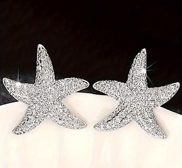 Naušnice u obliku morske zvezde – elegantan, blistav dizajn - Oblik na lalafo.rs Naušnice u obliku morske zvezde – elegantan, blistav dizajn - Oblik
