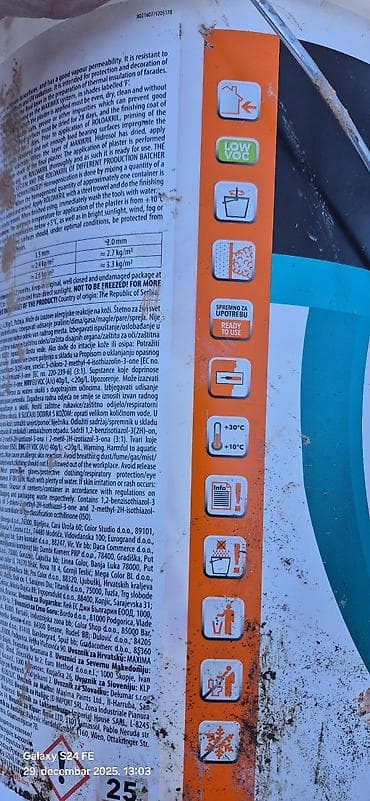 MAXIMA ROLOAKRIL Na prodaju Roloakril Maxima, silikonska fasadna boja na lalafo.rs — 4 MAXIMA ROLOAKRIL Na prodaju Roloakril Maxima, silikonska fasadna boja — 4