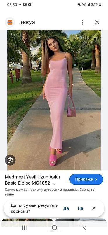 Duga uska haljina u nežno roze boji - Kroj: slim/uz telo, midi do na lalafo.rs Duga uska haljina u nežno roze boji - Kroj: slim/uz telo, midi do