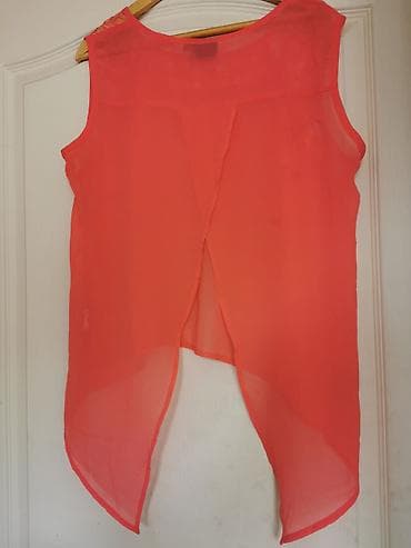 Ženski bezrukavni top/tunika u boji korala (etiketa: Rainbow). - na lalafo.rs — 1 Ženski bezrukavni top/tunika u boji korala (etiketa: Rainbow). - — 1