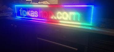 LED RGB reklamna tabla/panel sa programabilnim prikazom - Digitalni na lalafo.rs — 4 LED RGB reklamna tabla/panel sa programabilnim prikazom - Digitalni — 4