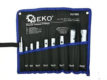 Ključevi za cevi – 6-22 mm, 8 kom, GEKO, Poljska
Cena: (fiksno) 🔧 at lalafo.rs — 1 Ključevi za cevi – 6-22 mm, 8 kom, GEKO, Poljska
Cena: (fiksno) 🔧 — 1