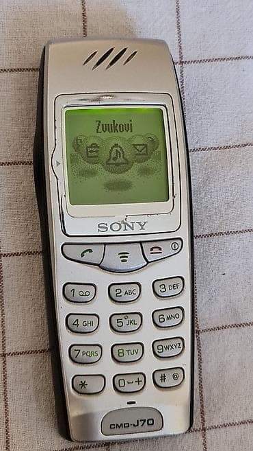 kom sa etiketom: Sony CMD-J70 mobilni telefon (klasik) - Monohromatski LCD ekran sa at lalafo.rs — 2 kom sa etiketom: Sony CMD-J70 mobilni telefon (klasik) - Monohromatski LCD ekran sa — 2