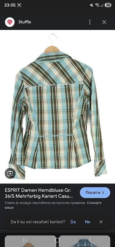 za svaki dan: ESPRIT ženska košulja/bluza na dugmad, veličina 36/S. Karirani dezen u at lalafo.rs — 2 za svaki dan: ESPRIT ženska košulja/bluza na dugmad, veličina 36/S. Karirani dezen u — 2