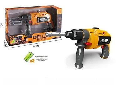 Dečiji set alata – Deluxe Tool Set - Igračka električna bušilica na lalafo.rs Dečiji set alata – Deluxe Tool Set - Igračka električna bušilica