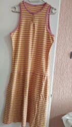 Prugasta letnja haljina bez rukava - Model: ležerna, bez rukava na lalafo.rs Prugasta letnja haljina bez rukava - Model: ležerna, bez rukava