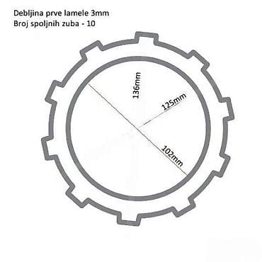 Transport: TRW Clutch Super Kit – set lamela kvačila za motocikle - Brend: TRW - at lalafo.rs — 2 Transport: TRW Clutch Super Kit – set lamela kvačila za motocikle - Brend: TRW - — 2