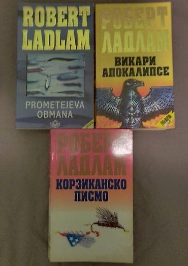 Books, Audio & Video formats: ROBERT LUDLUM Prometejeva Obmana Vikari Apokalipse Korzikansko at lalafo.rs — 1 Books, Audio & Video formats: ROBERT LUDLUM Prometejeva Obmana Vikari Apokalipse Korzikansko — 1