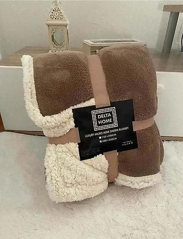 DELTA HOME Luxury Micro Mink Sherpa ćebe - Dvostrano: jedna strana na lalafo.rs — 1 DELTA HOME Luxury Micro Mink Sherpa ćebe - Dvostrano: jedna strana — 1