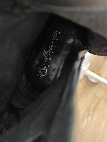 Ženske kožne gležnjače – crne - Materijal: glatka prirodna koža - na lalafo.rs — 7 Ženske kožne gležnjače – crne - Materijal: glatka prirodna koža - — 7