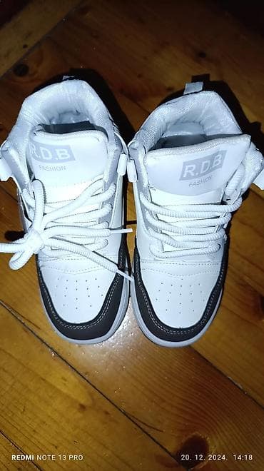 Dečije patike R.D.B Fashion – visoki model - Boja: bela sa tamnosivim na lalafo.rs — 2 Dečije patike R.D.B Fashion – visoki model - Boja: bela sa tamnosivim — 2