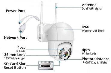 IP kamera PTZ 3MPX FullHD WiFi IP65 noćnim snimanje u boji. RASPRODAJA na lalafo.rs — 5 IP kamera PTZ 3MPX FullHD WiFi IP65 noćnim snimanje u boji. RASPRODAJA — 5