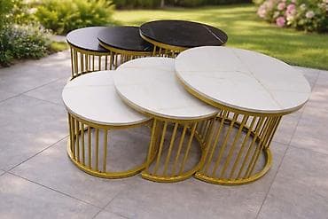 Furniture: 🪑✨ Set modernih stolića MILANO – 3 komada – imitacija mermera 🏡 at lalafo.rs — 4 Furniture: 🪑✨ Set modernih stolića MILANO – 3 komada – imitacija mermera 🏡 — 4