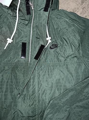 kozna jakna sa: NIKE Logo Embroidered Hooded Zip-Up Jacket Men Jackets Green vel. S na lalafo.rs — 6 kozna jakna sa: NIKE Logo Embroidered Hooded Zip-Up Jacket Men Jackets Green vel. S — 6