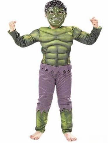 💪 Hulk kostim sa maskom i mišićima – Više veličina Savršen kostim za na lalafo.rs 💪 Hulk kostim sa maskom i mišićima – Više veličina Savršen kostim za