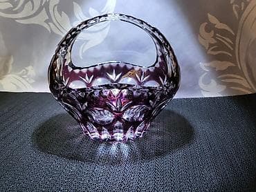 Home & Garden: Korpa rucni rad,Nachtmann kristal,led kristal Nemacka iz 70ih at lalafo.rs — 1 Home & Garden: Korpa rucni rad,Nachtmann kristal,led kristal Nemacka iz 70ih — 1