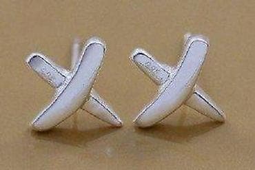 Personal Items: Minđuše „airplane“ – srebro 925 - Dizajn: minimalističke minđuše u at lalafo.rs — 1 Personal Items: Minđuše „airplane“ – srebro 925 - Dizajn: minimalističke minđuše u — 1