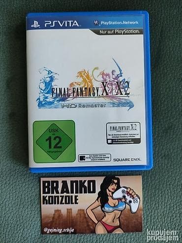 Prodajem original igricu za Sony PS Vita konzoluFinal Fantasy X/X2 na lalafo.rs — 1 Prodajem original igricu za Sony PS Vita konzoluFinal Fantasy X/X2 — 1