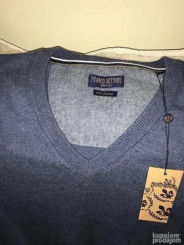 Original Franco Bettoni dzemper XXL NOV 100% cotton Ramena 54cm na lalafo.rs — 5 Original Franco Bettoni dzemper XXL NOV 100% cotton Ramena 54cm — 5