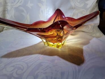 Vinyl records: Cinija murano 1950 do 1960 god. -Sommerso -rucni rad. Murano cinija at lalafo.rs — 3 Vinyl records: Cinija murano 1950 do 1960 god. -Sommerso -rucni rad. Murano cinija — 3