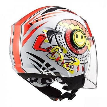 Moto kaciga – otvoreni tip (jet), sa štitnikom za celo lice i at lalafo.rs Moto kaciga – otvoreni tip (jet), sa štitnikom za celo lice i