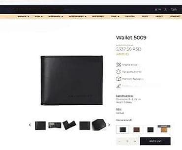 cista koza broj: Muški kožni novčanik THE MANUAL CO., model Wallet 5009 - Materijal at lalafo.rs — 8 cista koza broj: Muški kožni novčanik THE MANUAL CO., model Wallet 5009 - Materijal — 8
