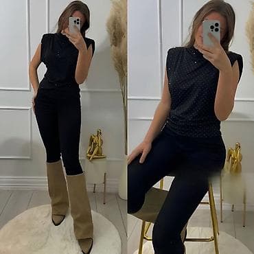 💫Ženska bezrukavna bluzica sa šljokicama
1800 din uni velicina na lalafo.rs — 3 💫Ženska bezrukavna bluzica sa šljokicama
1800 din uni velicina — 3