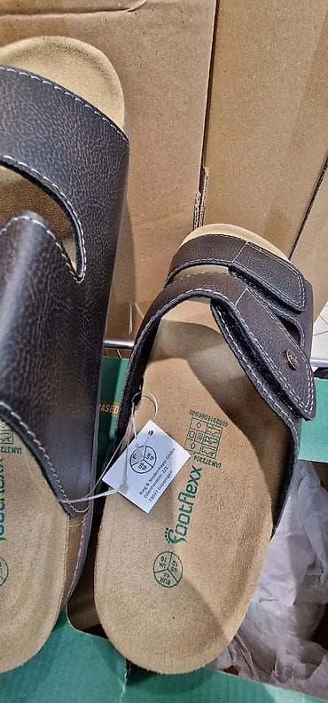 Muške kožne papuče/sandale Footflexx - Model sa dva široka kaiša at lalafo.rs — 5 Muške kožne papuče/sandale Footflexx - Model sa dva široka kaiša — 5