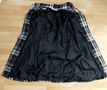 Ženski kaput sa kariranim dezenom (crno‑belo‑sivi) - Kroj na lalafo.rs — 4 Ženski kaput sa kariranim dezenom (crno‑belo‑sivi) - Kroj — 4