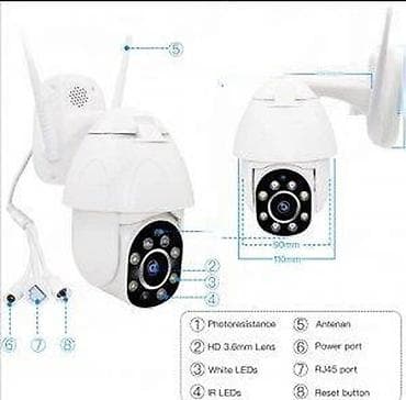 1080P PTZ WIFI kamera 2MP auto praćenje vodootporni video. Akcijska na lalafo.rs — 1 1080P PTZ WIFI kamera 2MP auto praćenje vodootporni video. Akcijska — 1
